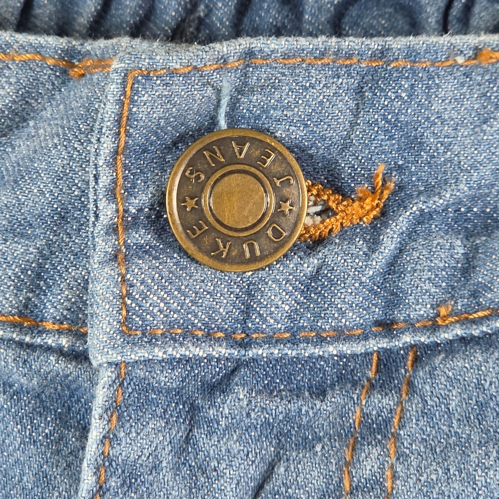 Duke Haband Relaxed Fit Jeans Men 38x30 M Blue Elastic Back Denim 100% Cotton - Picture 14 of 16